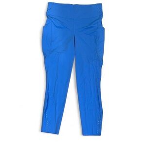 Lululemon Fast and Free HR Tight 25” with pockets. Size 12 LW5FARS POOL
